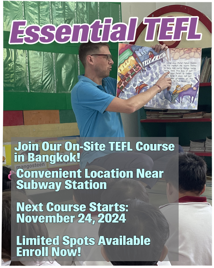 Enroll in TEFL Course in Bangkok